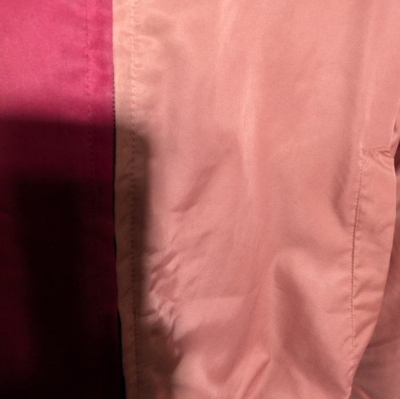 NIKE AIR JORDAN MENS SATIN JACKET FULL ZIP RED & PINK | Size L - Picture 10 of 11